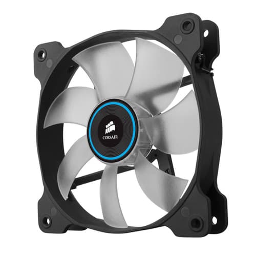 Corsair Air Series AF120 Blue Quiet Edition - 120mm Blue LED Cabinet Fan (Single Pack)